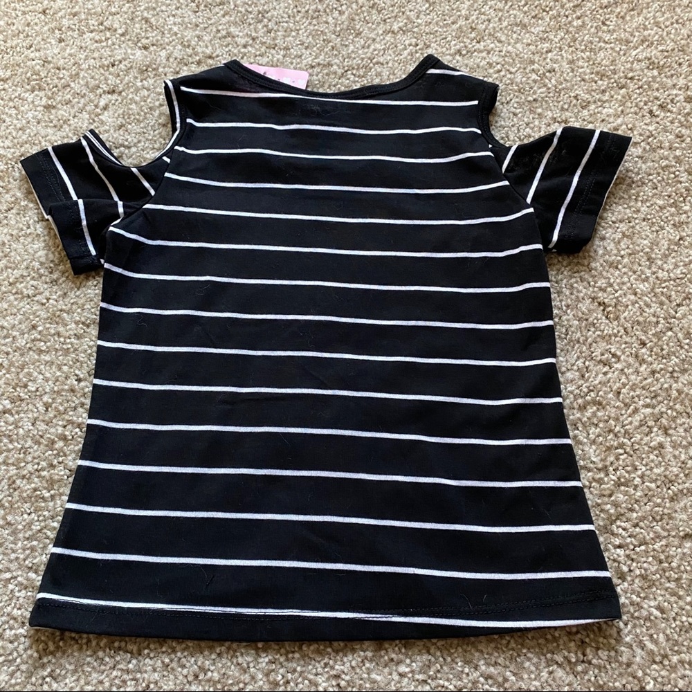 Reversible Sequin Striped Top - Picture 2 of 4